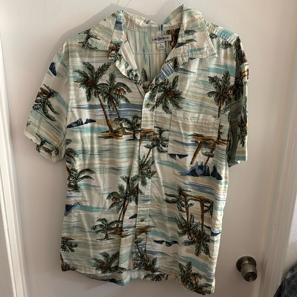 Chereskin Hawaiian Button Down Shirt - Size XL Short Sleeve - Picture 1 of 4